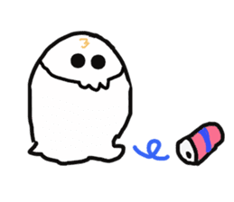 Cheerful ghost sticker #3311504