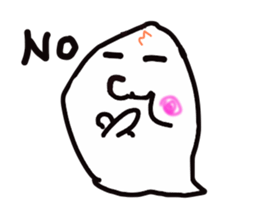 Cheerful ghost sticker #3311507