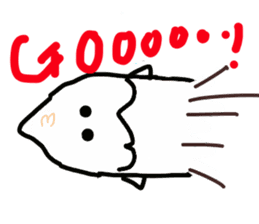 Cheerful ghost sticker #3311519