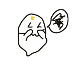 Cheerful ghost sticker #3311529