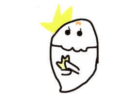 Cheerful ghost sticker #3311531
