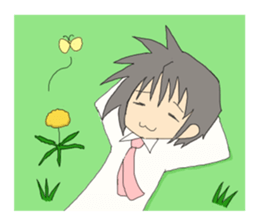 Coming of spring sticker #3311712