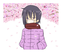 Coming of spring sticker #3311713