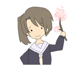 Coming of spring sticker #3311723