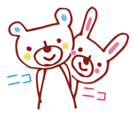 Usakochan and Kumagoro sticker #3311820