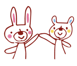 Usakochan and Kumagoro sticker #3311854