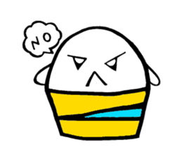 Gohst of Shinagawa CUP cake sticker #3312823