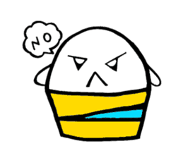 Gohst of Shinagawa CUP cake sticker #3312823