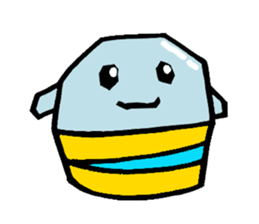 Gohst of Shinagawa CUP cake sticker #3312824