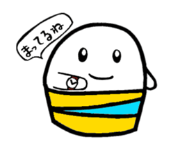 Gohst of Shinagawa CUP cake sticker #3312825