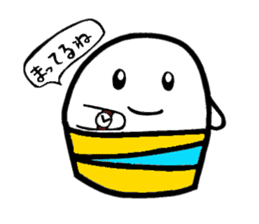 Gohst of Shinagawa CUP cake sticker #3312825