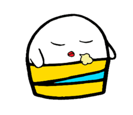 Gohst of Shinagawa CUP cake sticker #3312826