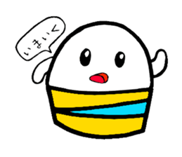 Gohst of Shinagawa CUP cake sticker #3312835