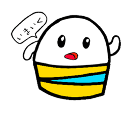 Gohst of Shinagawa CUP cake sticker #3312835