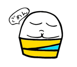 Gohst of Shinagawa CUP cake sticker #3312843