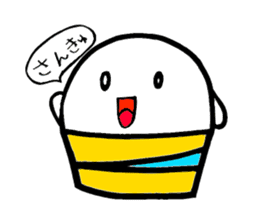Gohst of Shinagawa CUP cake sticker #3312845