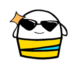 Gohst of Shinagawa CUP cake sticker #3312846