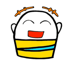 Gohst of Shinagawa CUP cake sticker #3312855