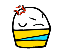 Gohst of Shinagawa CUP cake sticker #3312857