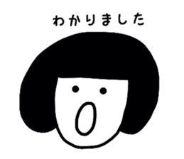 bird & bob hair sticker #3312899