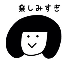 bird & bob hair sticker #3312902