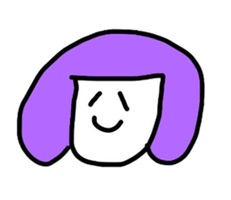 bird & bob hair sticker #3312916