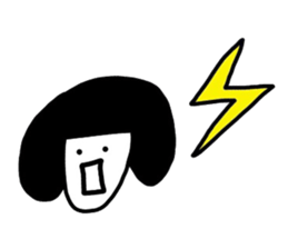 bird & bob hair sticker #3312922