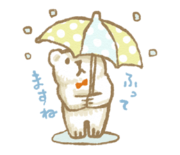 Fluffy Bear Sticker sticker #3313027