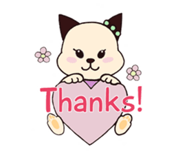 usa-neko happy days sticker #3313861