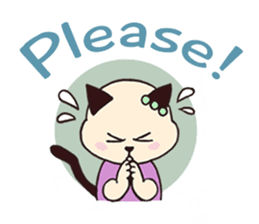 usa-neko happy days sticker #3313865