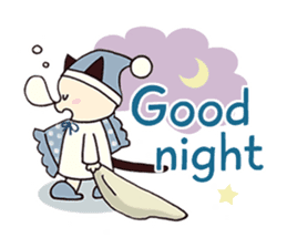 usa-neko happy days sticker #3313869