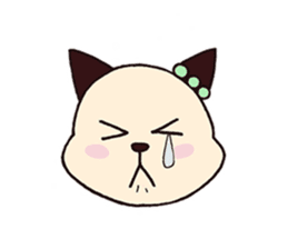 usa-neko happy days sticker #3313871