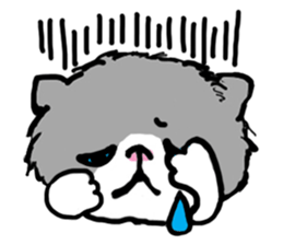 MY CRANKY CAT sticker #3313916