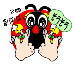 sign language of a new ladybug ver.1 by yumiy sticker #3313995