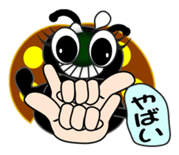 sign language of a new ladybug ver.1 by yumiy sticker #3314009