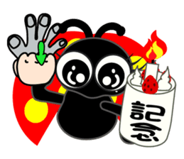 sign language of a new ladybug ver.1 by yumiy sticker #3314014