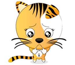 TIGER CAT: IQ & EQ sticker #3314182