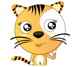 TIGER CAT: IQ & EQ sticker #3314184