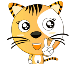 TIGER CAT: IQ & EQ sticker #3314186