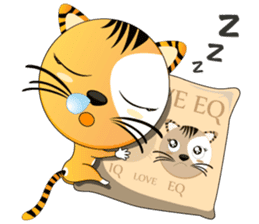 TIGER CAT: IQ & EQ sticker #3314193