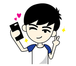 Nichkumpla The Little boy sticker #3314459