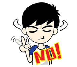 Nichkumpla The Little boy sticker #3314464