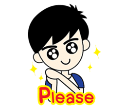 Nichkumpla The Little boy sticker #3314465