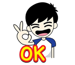 Nichkumpla The Little boy sticker #3314471