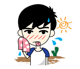 Nichkumpla The Little boy sticker #3314479