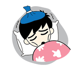 Nichkumpla The Little boy sticker #3314486