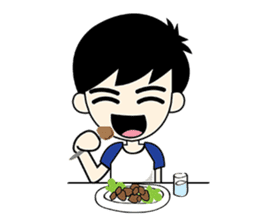 Nichkumpla The Little boy sticker #3314487