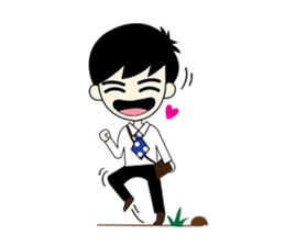 Nichkumpla The Little boy sticker #3314489