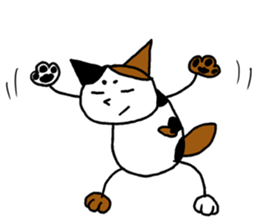 Hutch the CalicoCat sticker #3314543