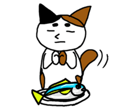 Hutch the CalicoCat sticker #3314566